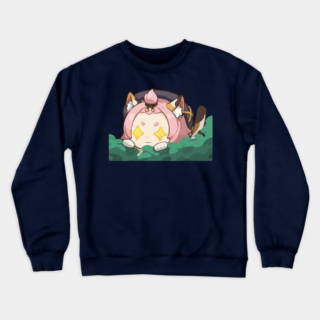 Cat Time [Genshin Impact] Crewneck Sweatshirt by Tad